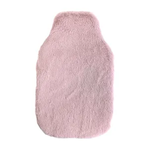 Blush Faux Bunny Fur, 1.7L Hot Water Bottle