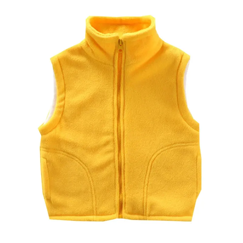 Children's Vest for Boy Teenager Outerwear Waistcoats Sleeveless Jackets Girl Polar Fleece Baby Kids Vest Warm Winter Clothes