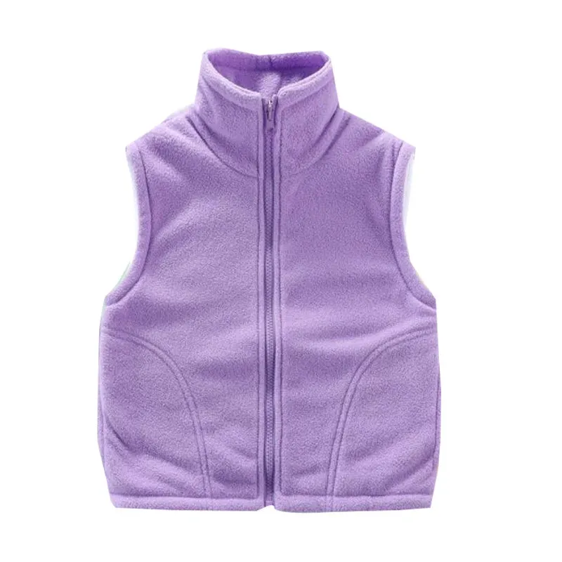 Children's Vest for Boy Teenager Outerwear Waistcoats Sleeveless Jackets Girl Polar Fleece Baby Kids Vest Warm Winter Clothes