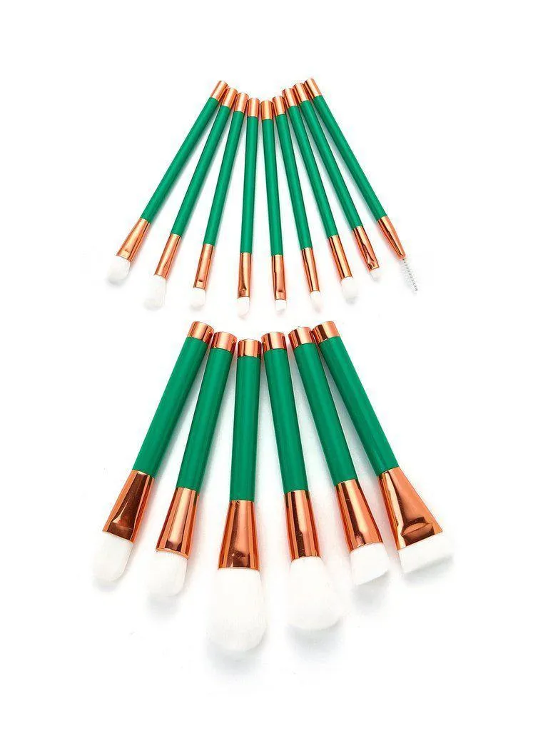 Color Block Makeup Brush 15pcs