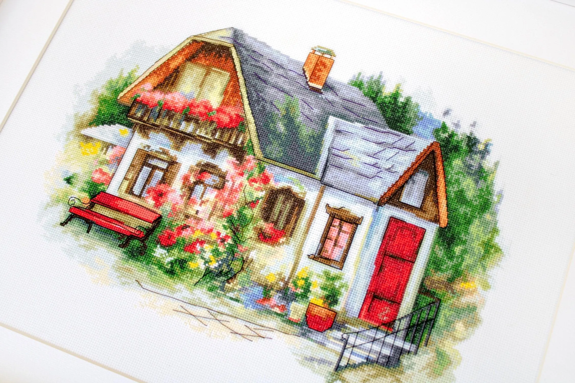 Cross Stitch Kit Luca-S - Beautiful Country House, BU4005