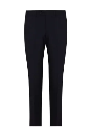 Dynamic Fit Side Pocket Low Waist Wool Navy Dress Pants