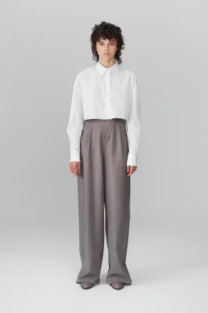 Joana - Beige Wool Pants