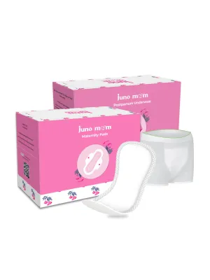 Juno Mom Maternity Combo- Maternity Pads  Disposable Underwear