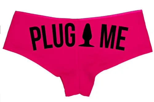 Knaughty Knickers Anal Plug Me Funny Cute Sexy Pink Boyshort Daddys Butt Slut