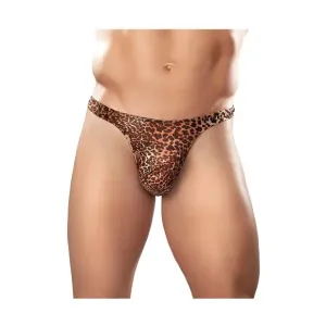 Male Power Wonder Thong Animal Print