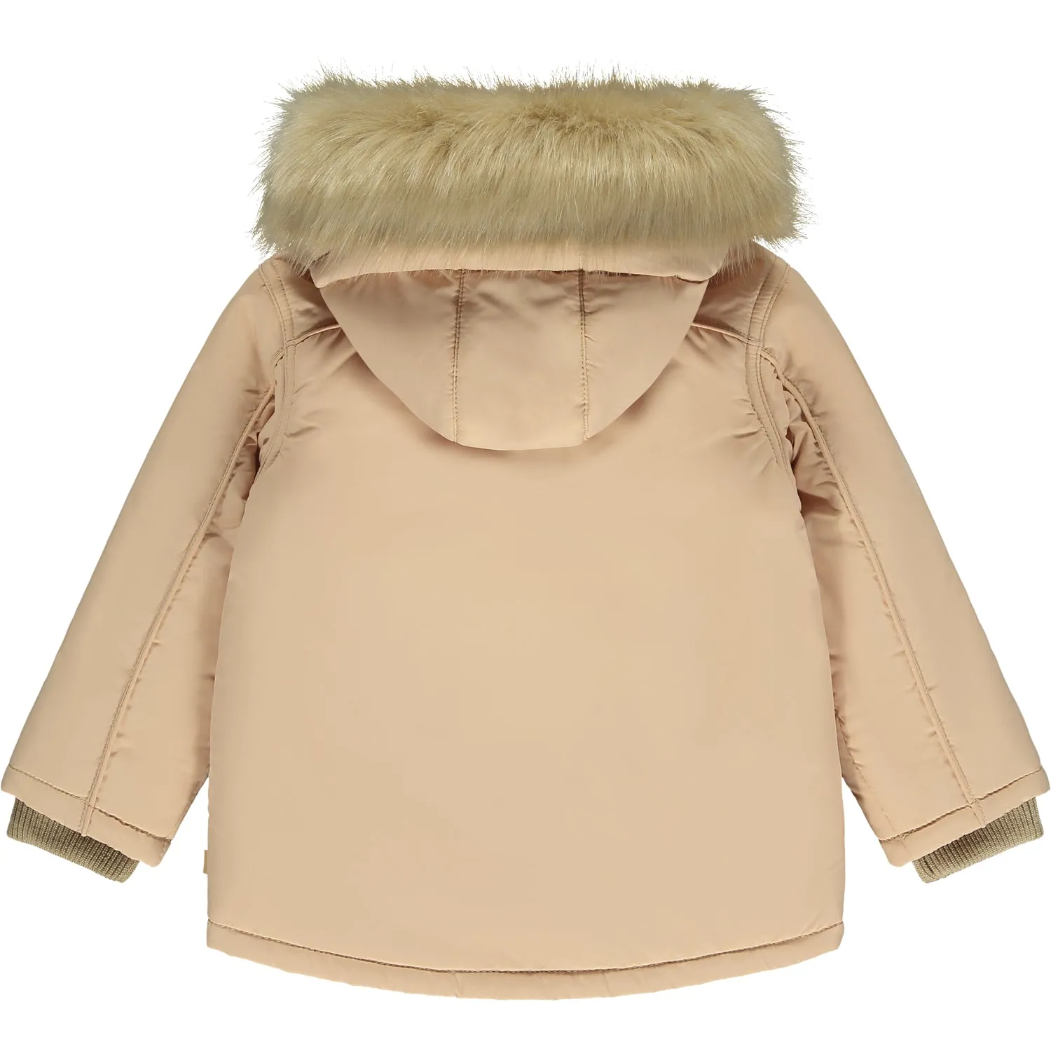 Mitch & Son - Hazelnut faux fur hooded jacket