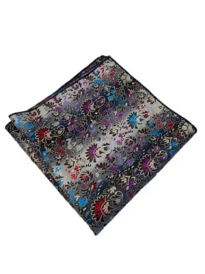 Multi-colored Floral Pocket Square