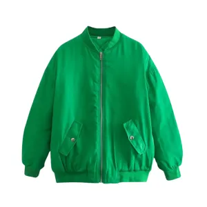 Pre Order: Retro Vintage Oversized Bomber Jacket