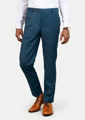 Prussian Teal Twill Pants