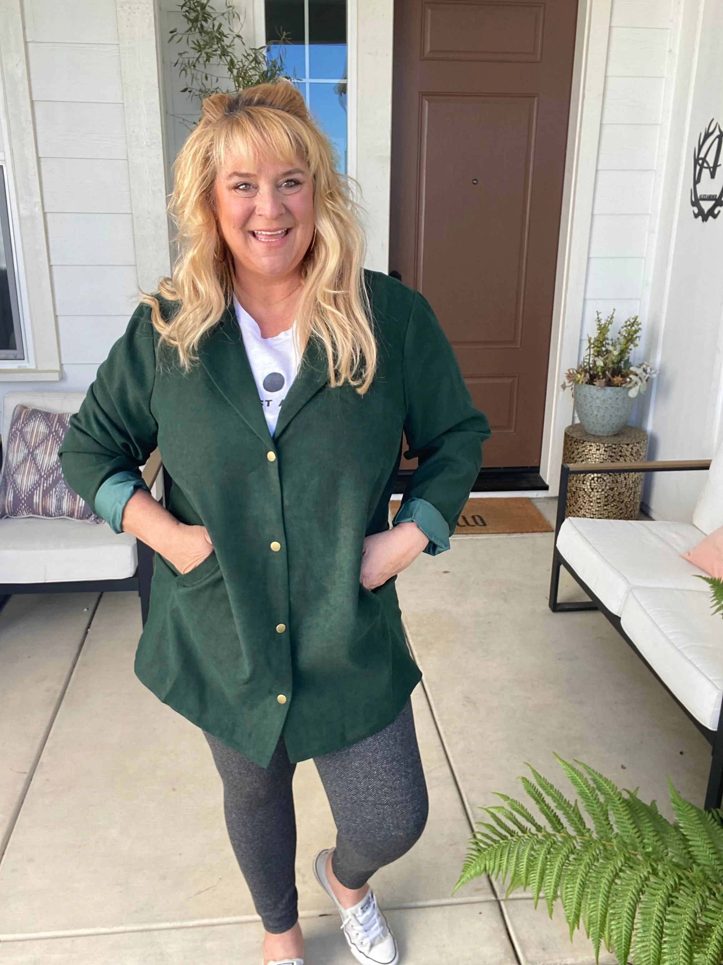 Rockstar Blazer in Green