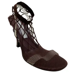 Stella McCartney Chocolate Fishnet Sandals