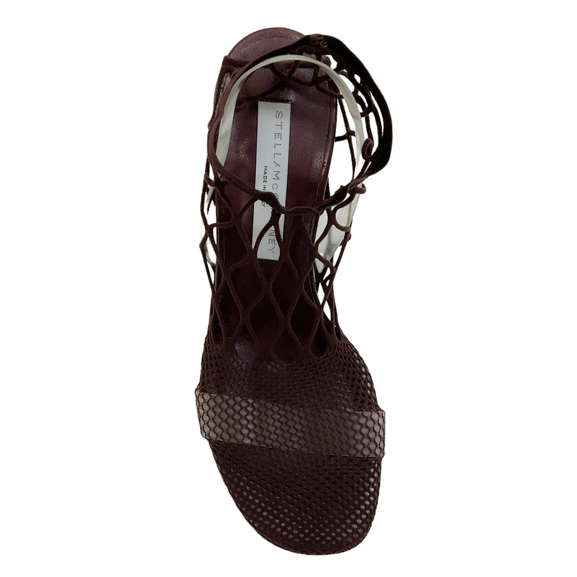 Stella McCartney Chocolate Fishnet Sandals