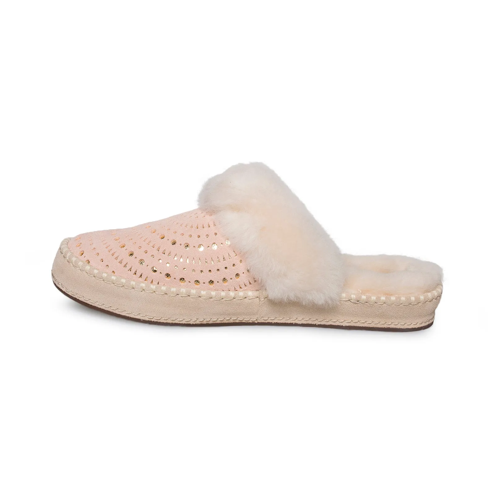 UGG Aira Sunshine Perf Tropical Peach Slippers - Women's