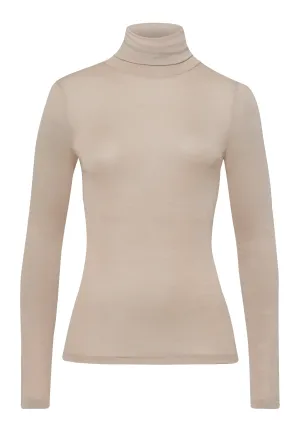 Woolen Silk W Wool And Silk Turtleneck | Safari 71423-2806